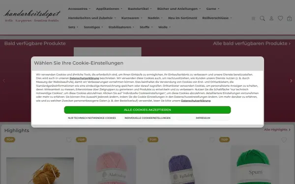 www.handarbeitsdepot.de