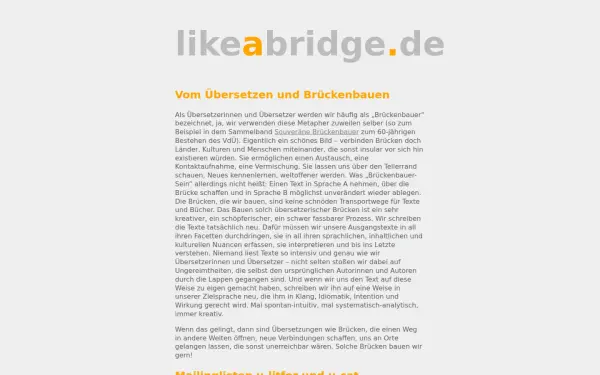 likeabridge.de