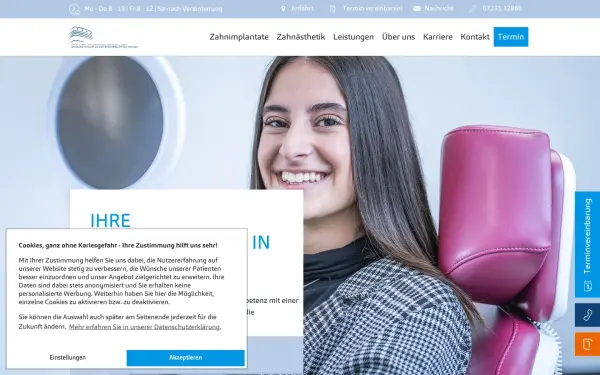 www.zahnmedizin-pforzheim.de