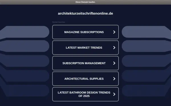 architekturzeitschriftenonline.de