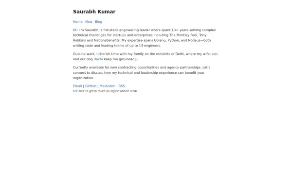 saurabh-kumar.com