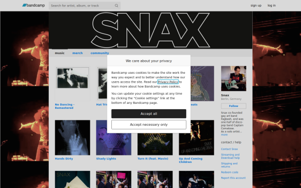 snax.bandcamp.com