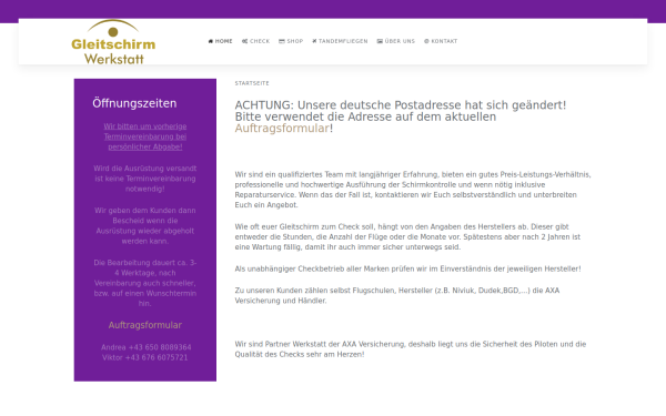 gleitschirmwerkstatt.at