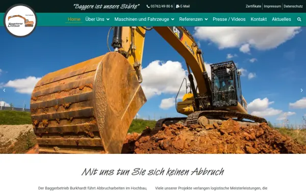 www.baggerbetrieb-burkhardt.de