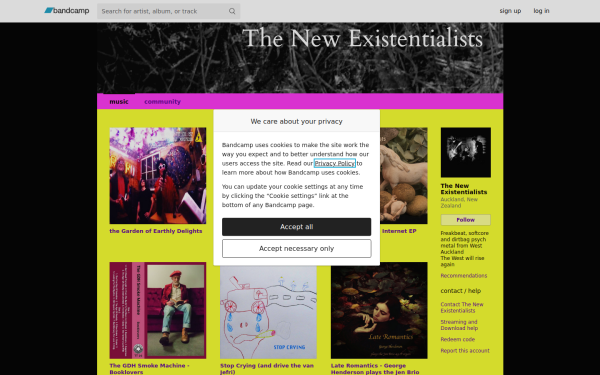 thenewexistentialists.bandcamp.com
