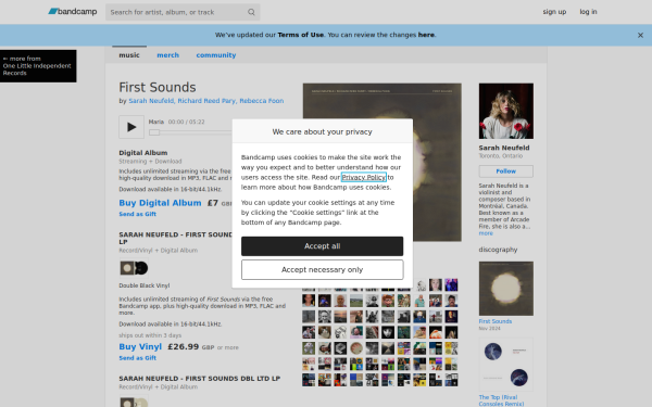 sarahneufeld.bandcamp.com