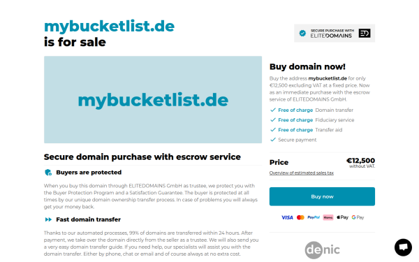 mybucketlist.de