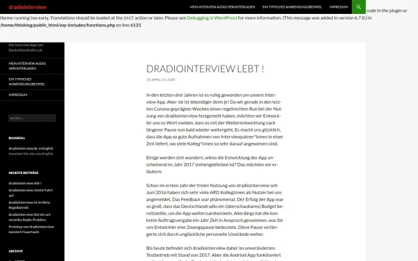 www.dradiointerview.de
