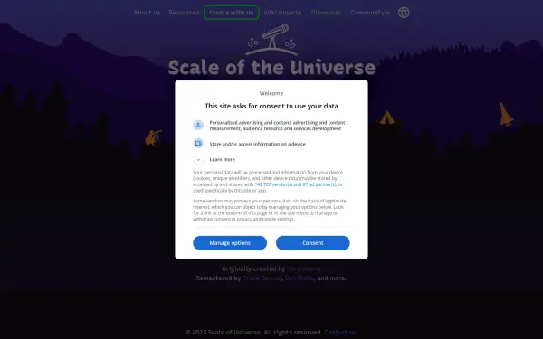 scaleofuniverse.com