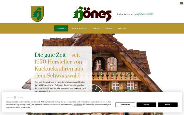 www.hoenes-uhren.de