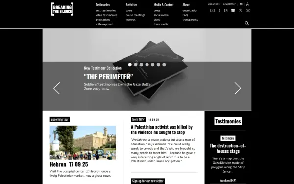 www.breakingthesilence.org.il