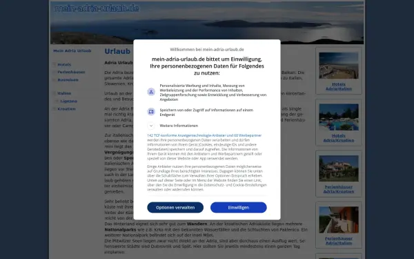 www.mein-adria-urlaub.de
