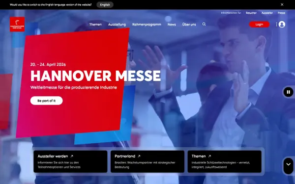 www.hannovermesse.de