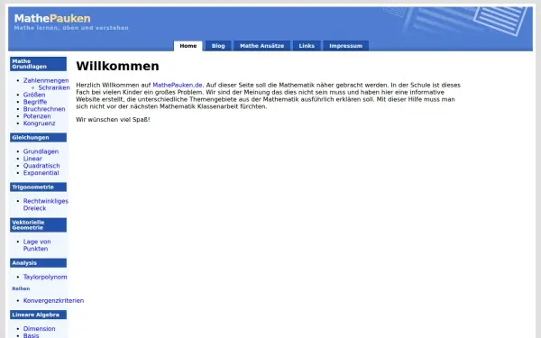 www.mathepauken.de