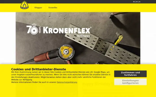 kronenflex.klingspor.de