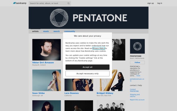 pentatonemusic.bandcamp.com