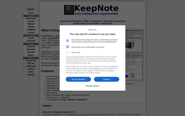 keepnote.org