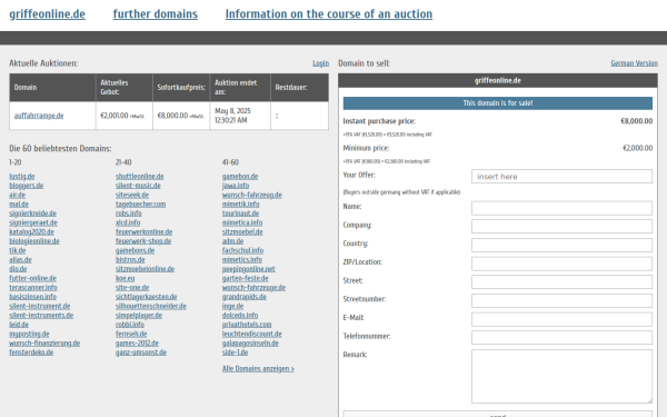 griffeonline.de.domain-auktionen.info