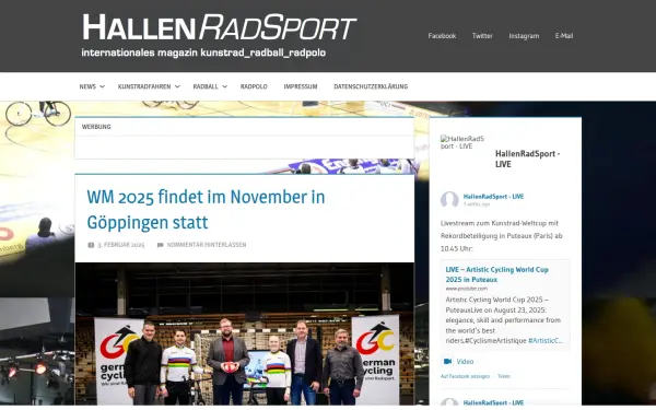 hallenradsport.org