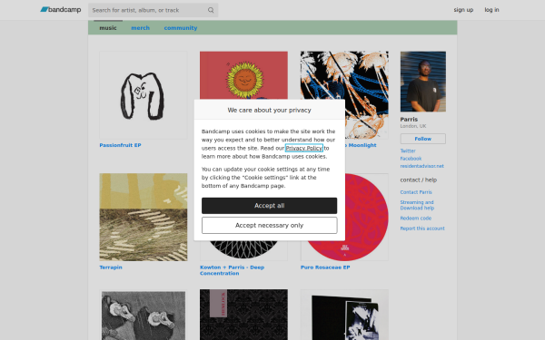 parris.bandcamp.com