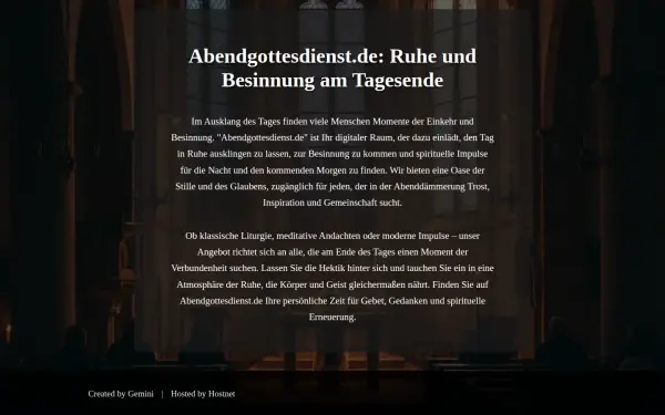 abendgottesdienst.de