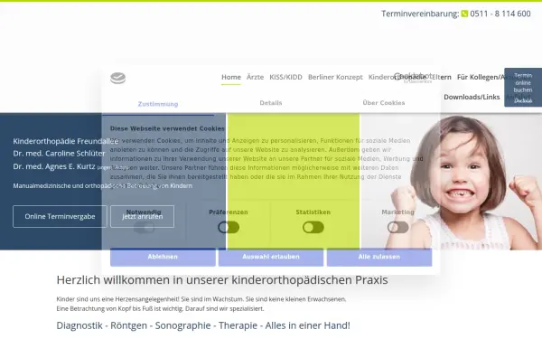 www.kinderorthopaedie-freundallee.de