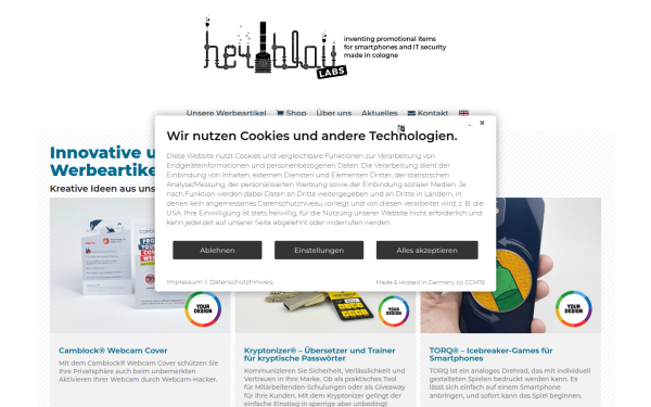 heyblau-labs.com