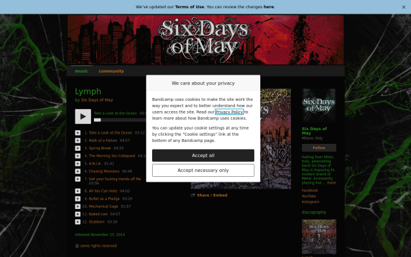 sixdaysofmay.bandcamp.com