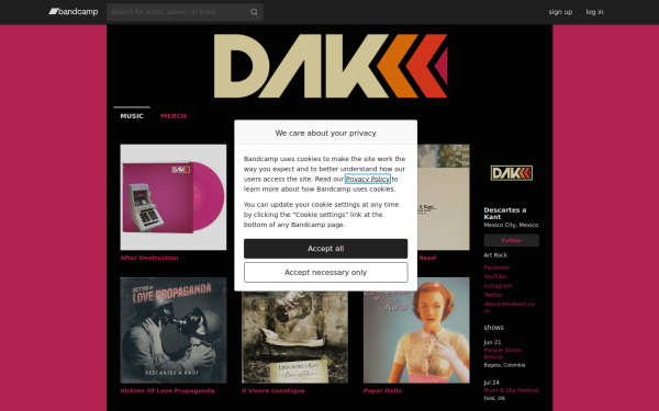 descartesakant.bandcamp.com