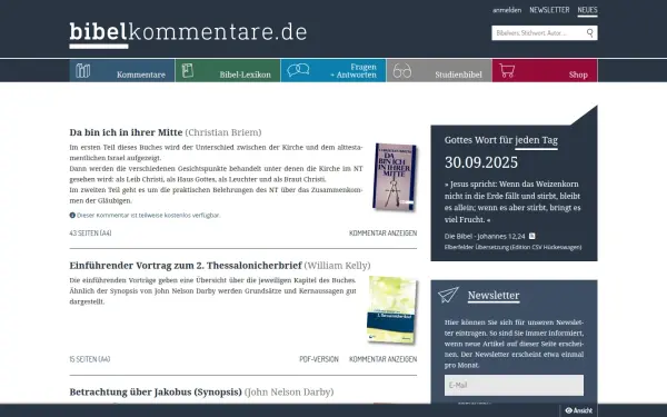 www.bibelkommentare.de
