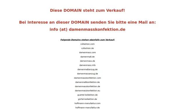 damenmasskonfektion.de