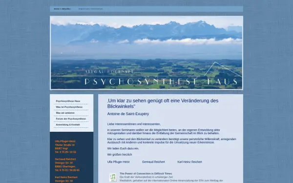 www.psychosynthesehaus.de