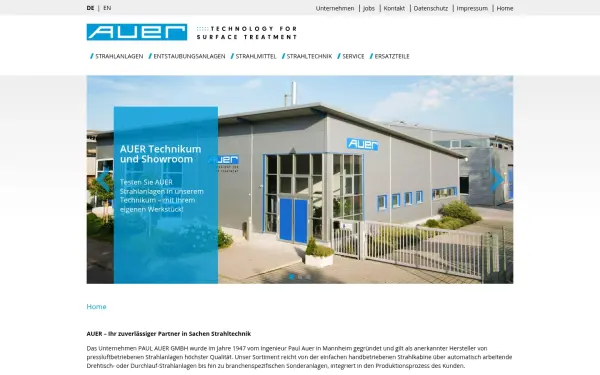 www.auer-strahltechnik.de