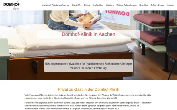 www.domhofklinik.de
