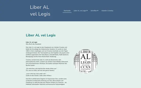 www.liber-al-vel-legis.de