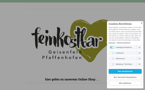 www.meinefeinkostbar.de