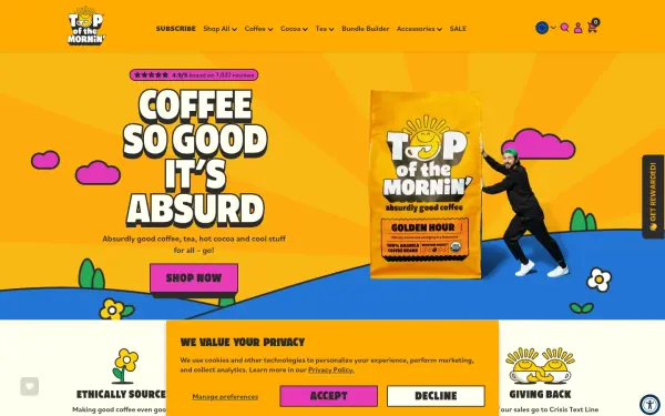 topofthemornincoffee.com