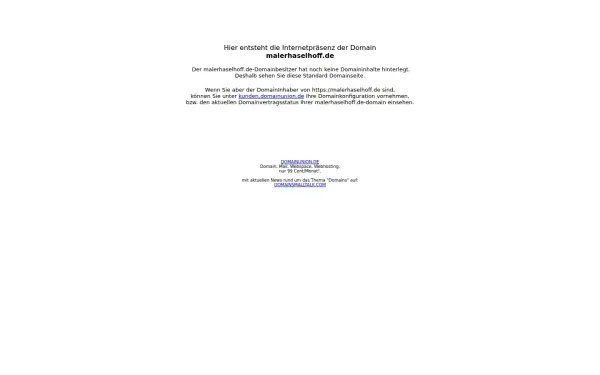 www.malerhaselhoff.de