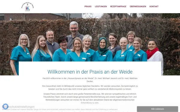 www.hausarztpraxis-an-der-weide.de