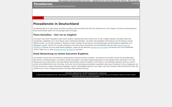www.1a-pizzaservice.de