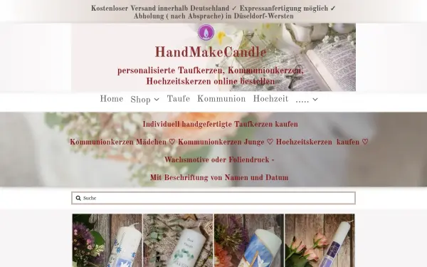 www.handmakecandle.de