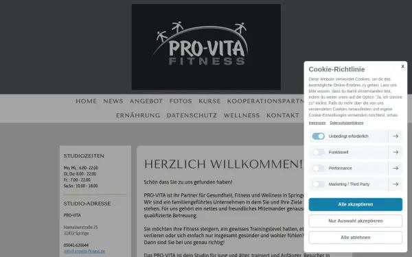 www.provita-fitness.de