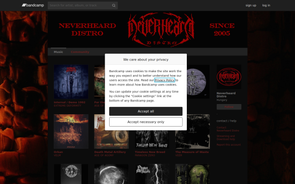 neverhearddistro.bandcamp.com