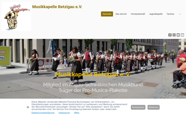 www.musikkapelle-betzigau.de
