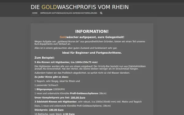 www.goldwaschprofis.de