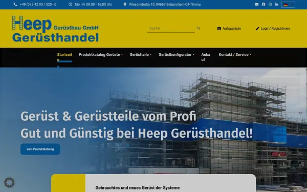 www.heep-geruesthandel.de