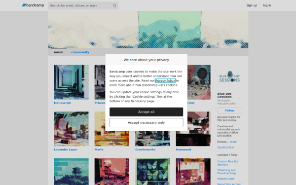 bluedotsessions.bandcamp.com
