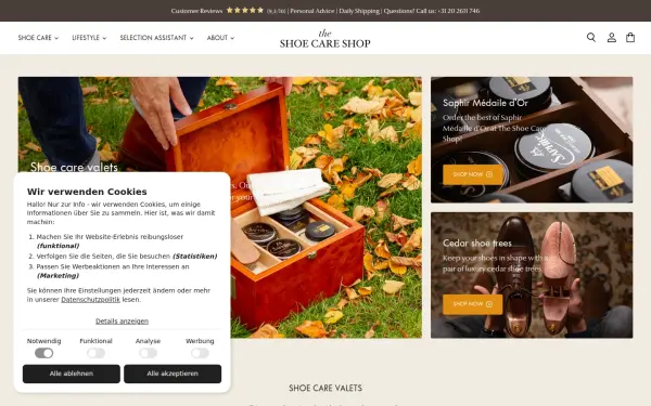 de.theshoecareshop.com