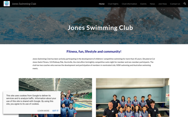 www.jonesswimmingclub.com.au