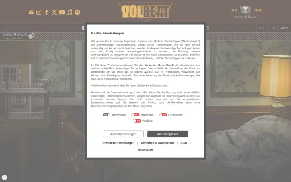 www.volbeat.dk